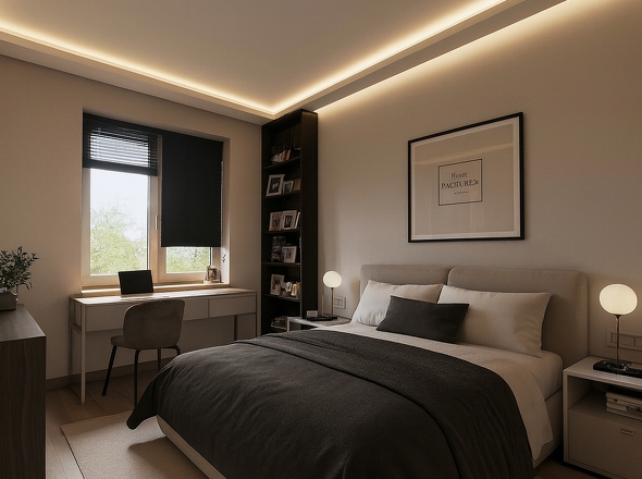 Schlafzimmer KI-generierter Vorschlag