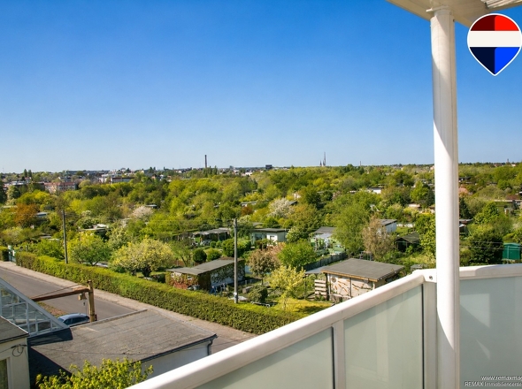Ausblick vom Balkon