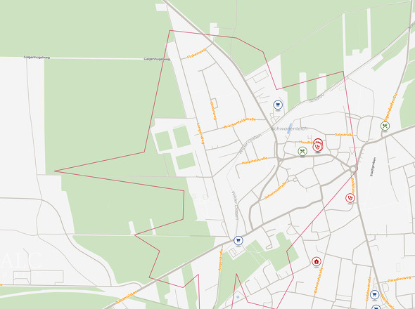 Lageplan mit POI