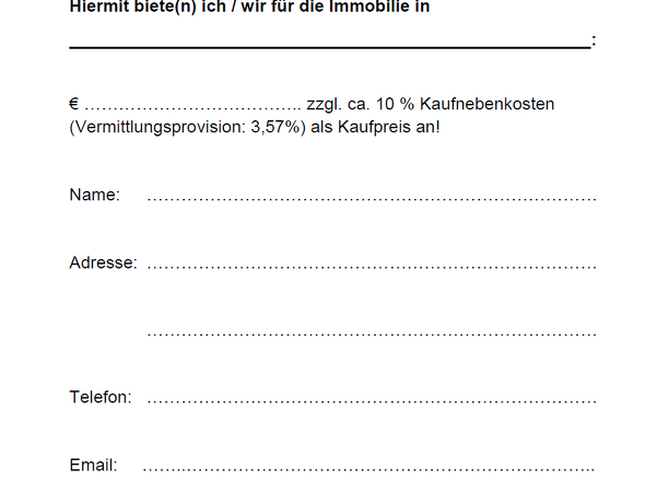 Kaufangebot