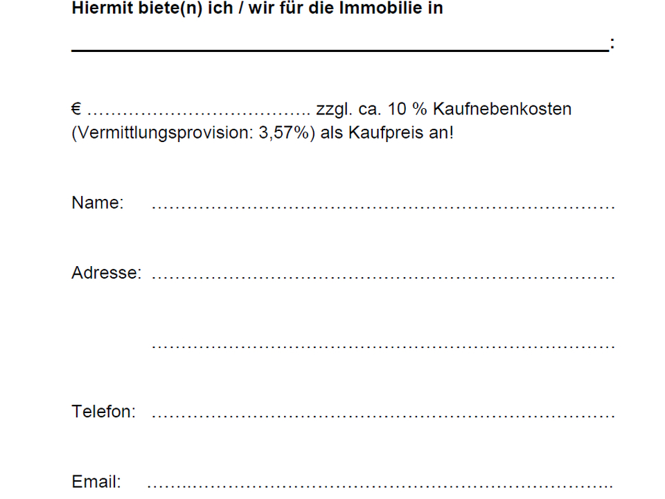 Kaufangebot