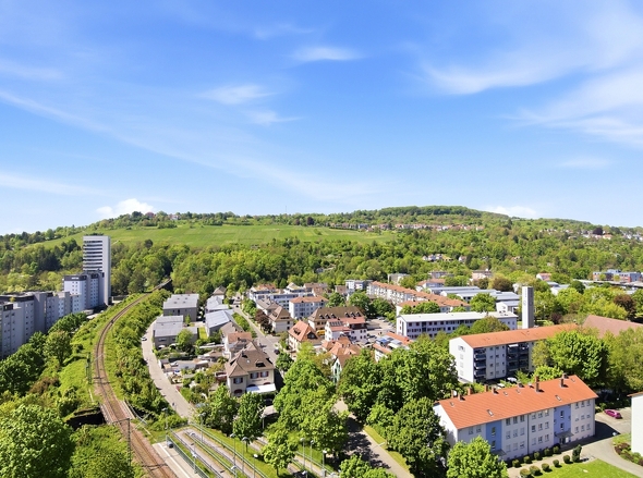 Ausblick aus der Wohnung