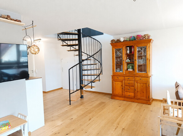 Treppenaufgang ins Studio