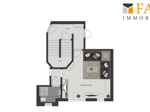 Grundriss Einliegerwohnung KG
