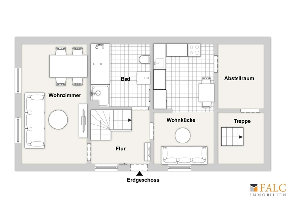 Grundriss EG Haus 1
