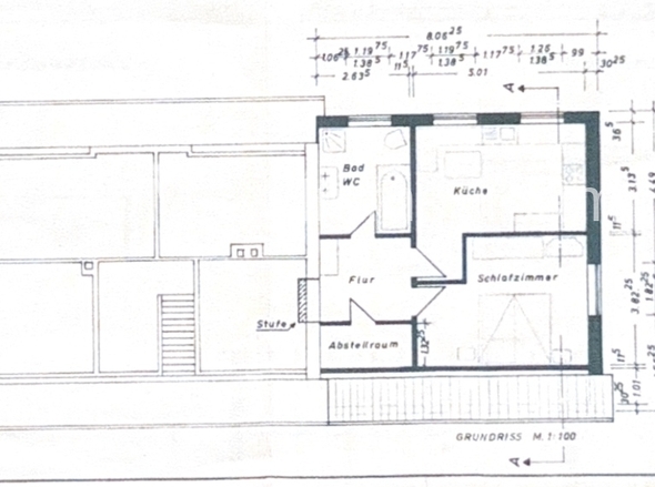 Grundriss Aufstockung Obergeschoss