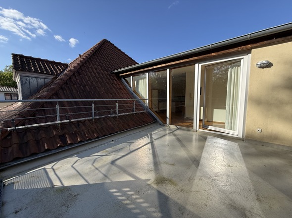 Sonnige Dachterrasse