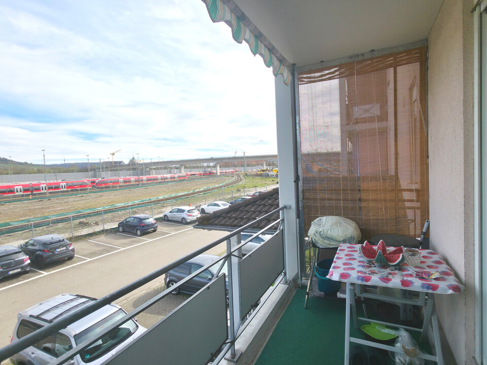 Aussicht vom Balkon