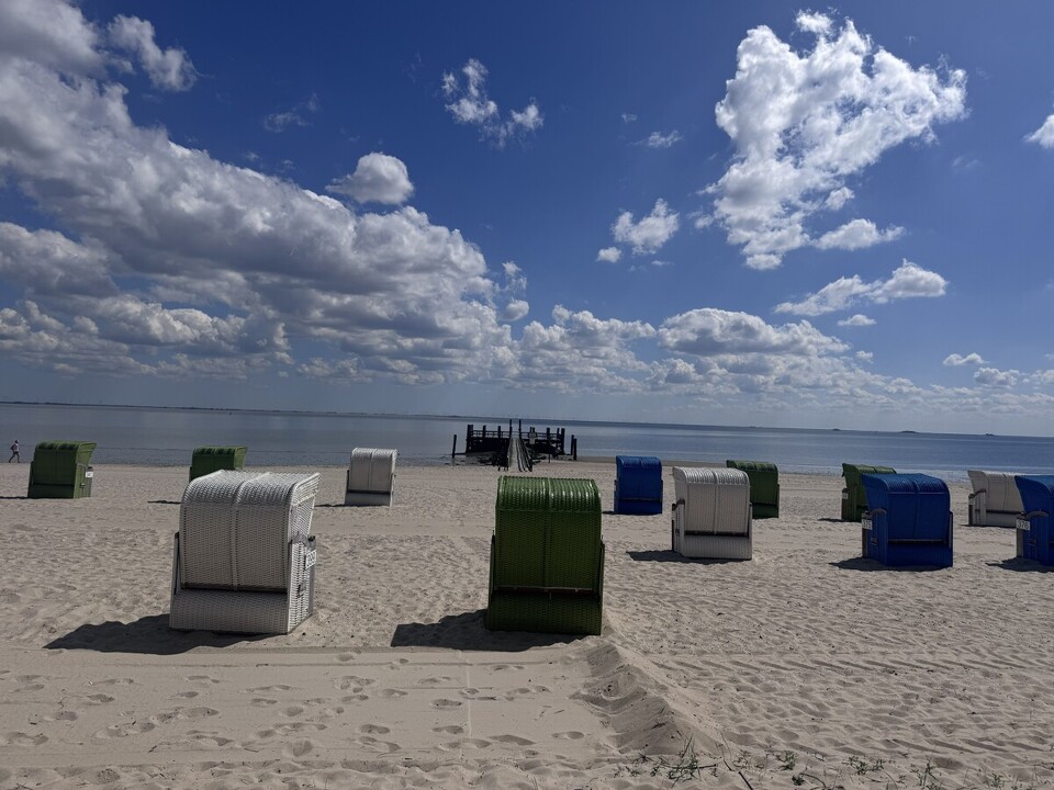Strand vor der Tür