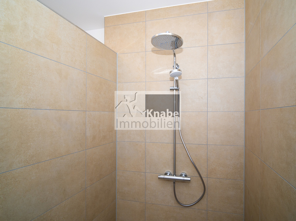 großzügige Dusche
