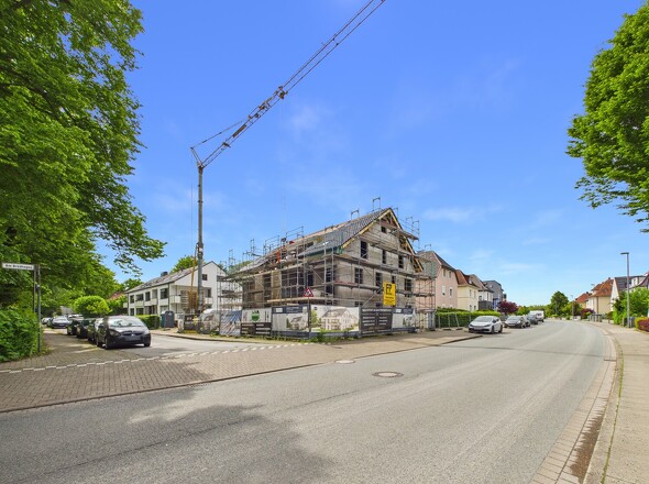 Strassenansicht Rohbau