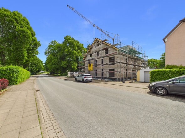 Strassenansicht Rohbau