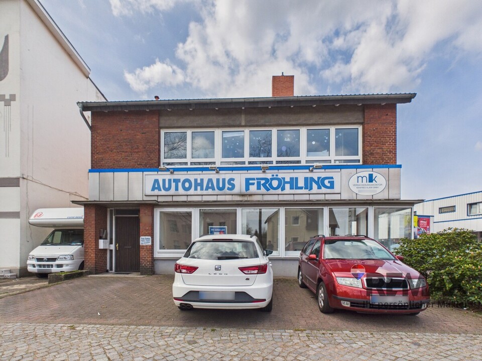 Ansicht von der Straße