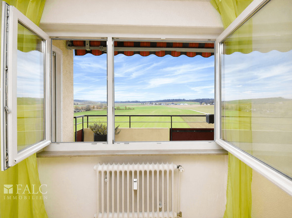 Ausblick Schlafzimmer