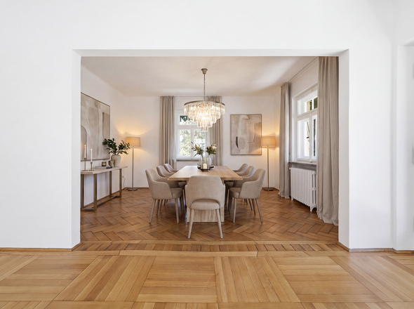 Esszimmer visualisiert