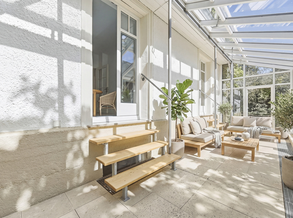 Wintergarten visualisiert