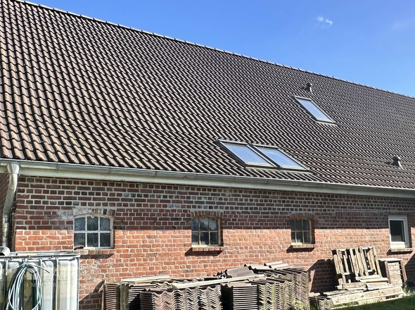 Rückseite Dach