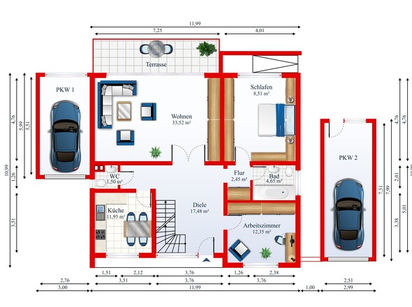 Grundriss EG