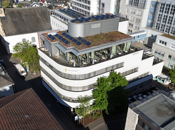 Schneider-Texier Haus von oben