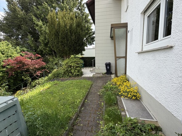 Hinterbereich vom Haus 