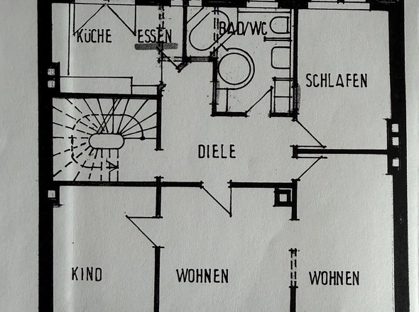 Grundriss 1-3. OG