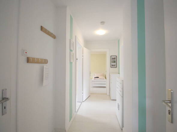 Blick in den Flur DG-Wohnung