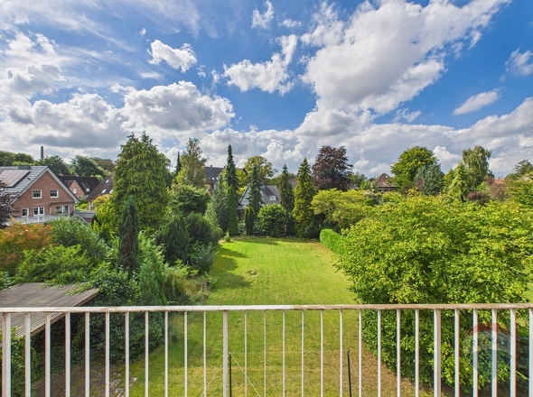 Ausblick vom Balkon