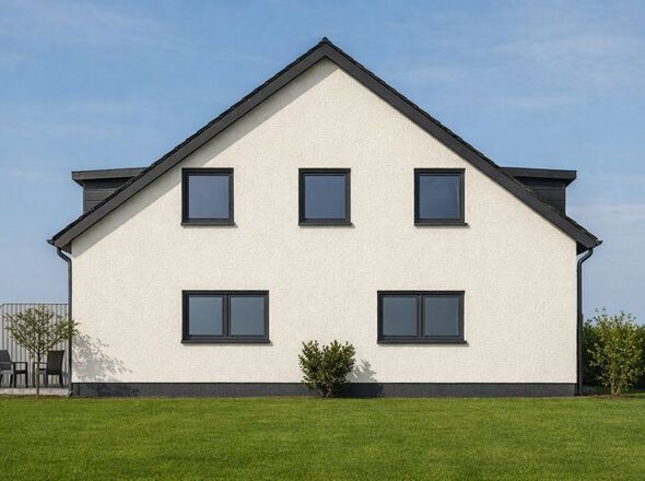 Hausansicht von der Seite
