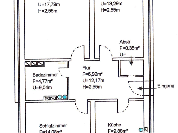 Grundriss Whg. 111
