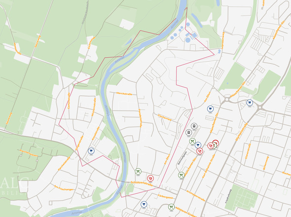 Lageplan (Mikro)
