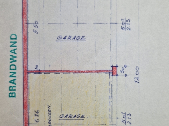 Grundriss-Garage