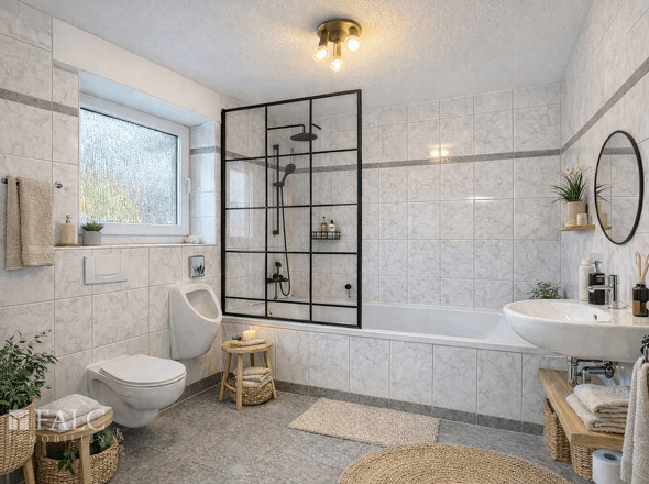 Beispiel KI Badezimmer