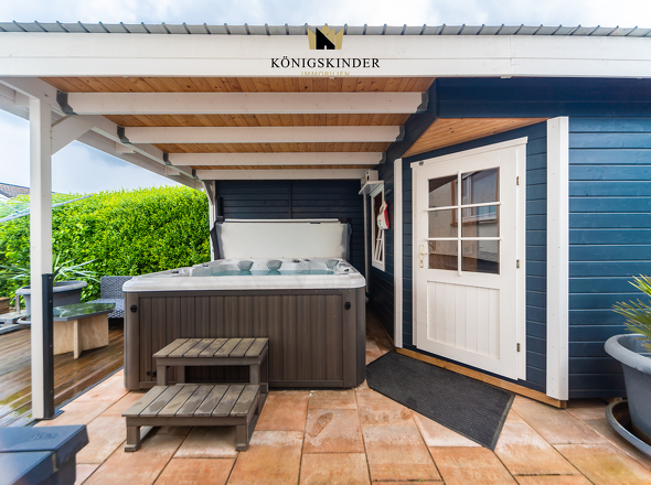 Whirlpool und Sauna