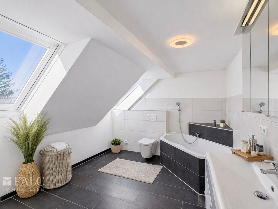 Badezimmer Dachgeschoss