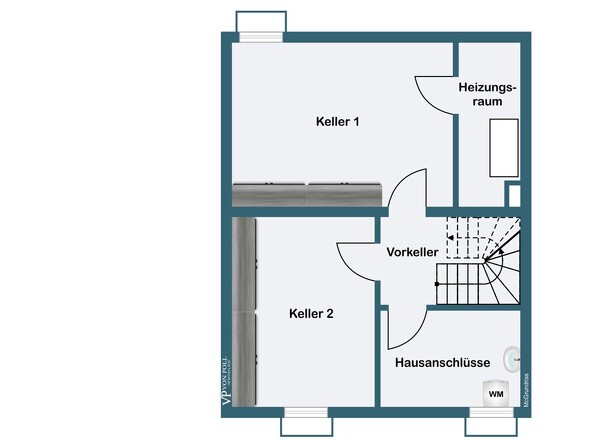 Raumaufteilung KG