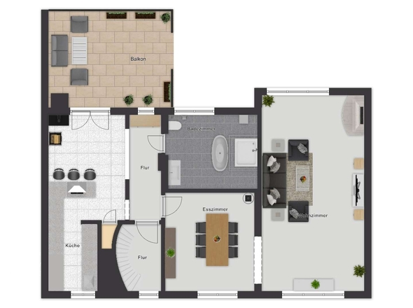 Grundriss Obergeschoss
