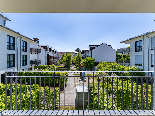 Ausblick Balkon