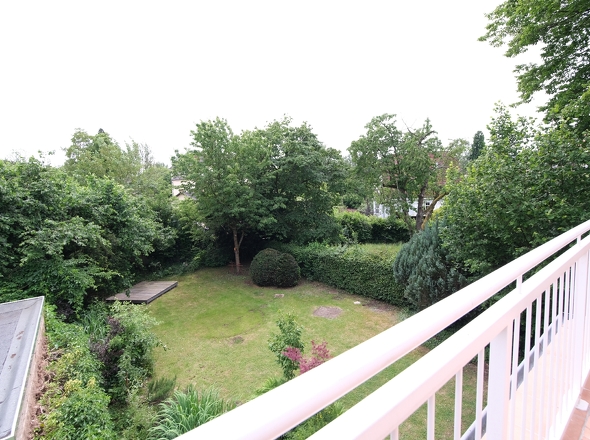 Blick vom Balkon