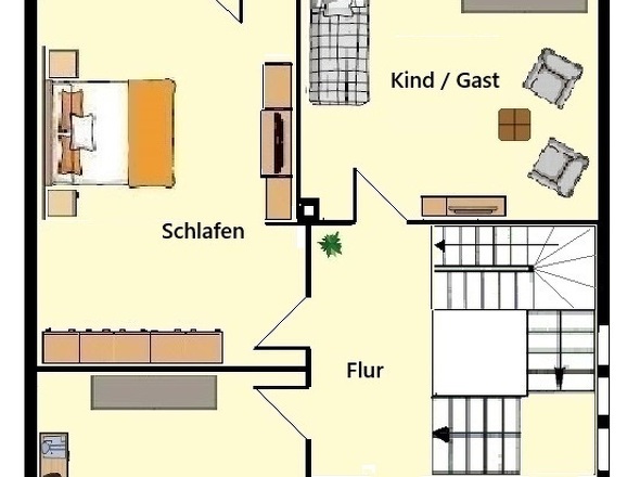 Grundriss 1. Obergeschoss