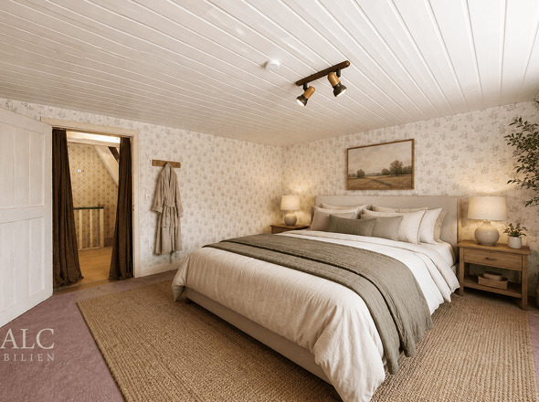 Schlafzimmer visualisiert 