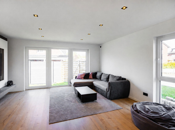 Wohnzimmer ohne Bilder
