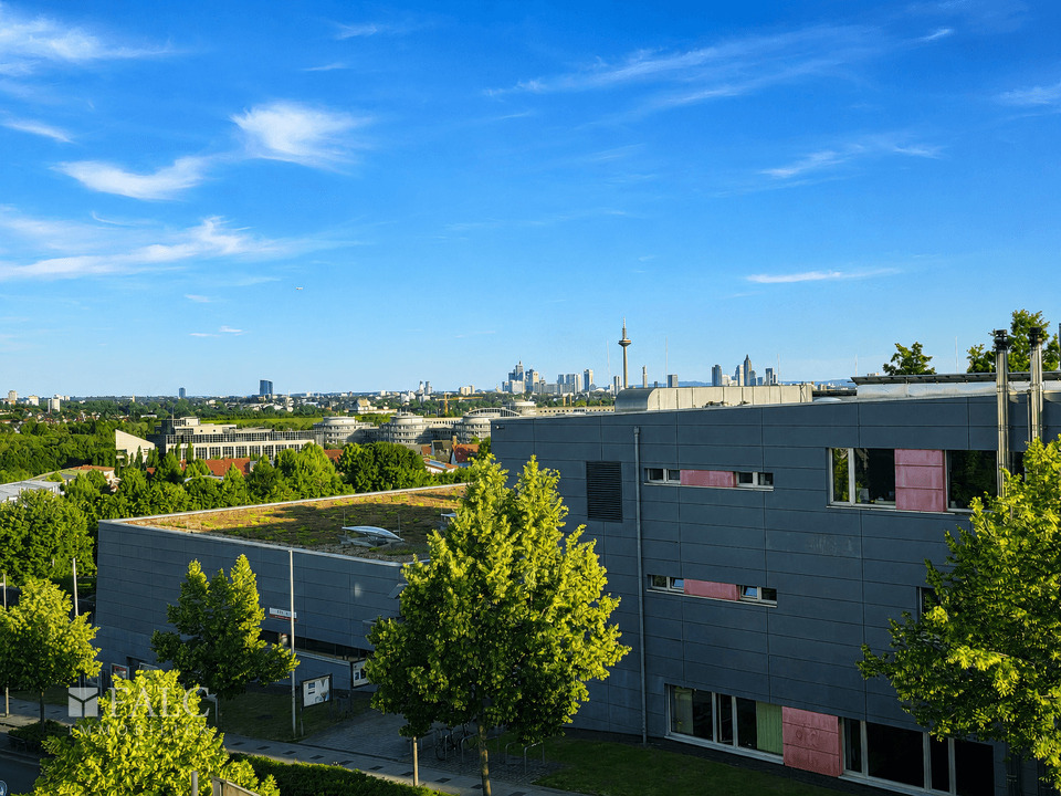 Blick vom Balkon