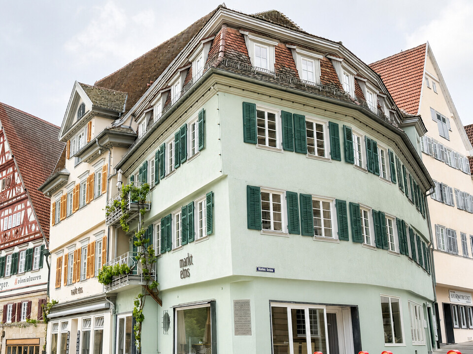 Außenansicht (helles Haus)