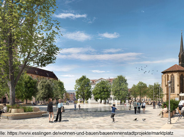 Marktplatz Neugestaltung, Projektbild