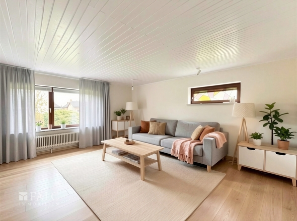 Wohn- und Esszimmer - (KI generiert)