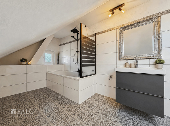 Badezimmer Dachgeschoss