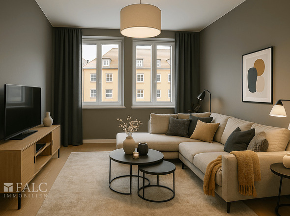 Einrichtungsbeispiel Wohnzimmer