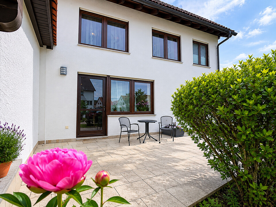 Blick auf Terrasse 