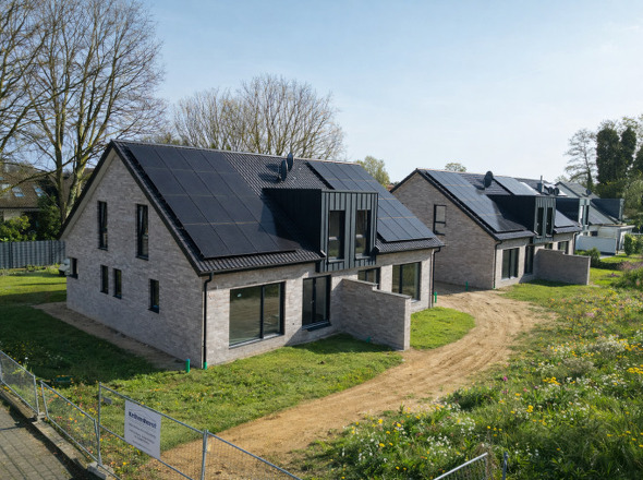 Neubau-Häuser in Avenwedde mit Garten