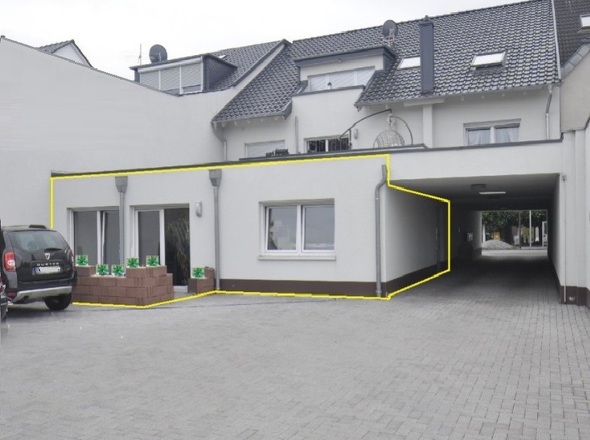Wohnungsansicht von Außen